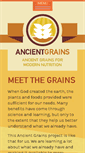 Mobile Screenshot of ancientgrains.com