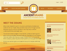 Tablet Screenshot of ancientgrains.com